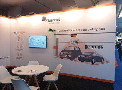 The Quercus Technologies stand at Intertraffic Amsterdam 2018