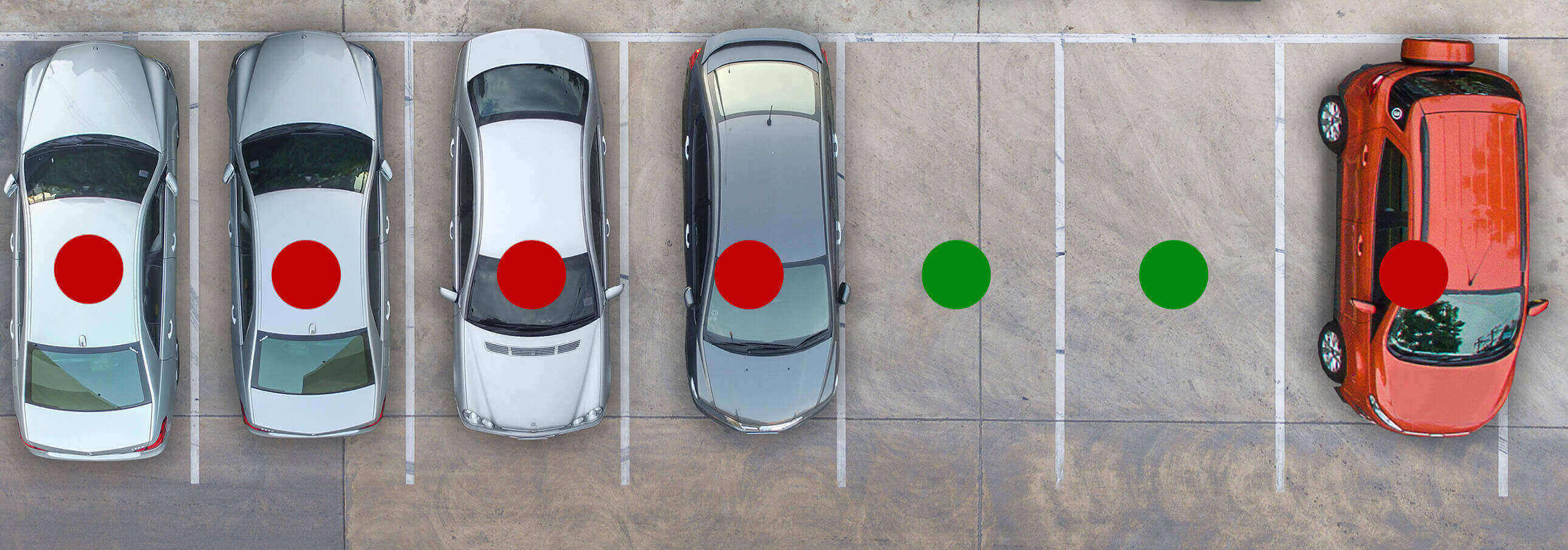 Imagem da solução de estacionamento ao ar livre da Quercus Technologies